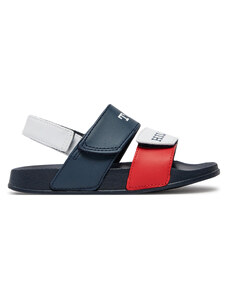 Sandały Tommy Hilfiger Velcro T1B2-33454-1172 S White/Blue/Red Y003