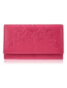 Różowy portfel damski skórzany paolo peruzzi t-45-pi