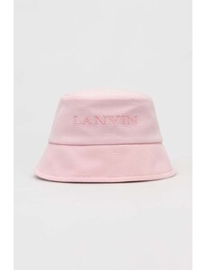 Lanvin kapelusz bawełniany kolor różowy bawełniany 6LPESC.U7652