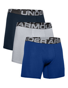 Bokserki Under Armour Charged Cotton 6In 3 Pack Royal