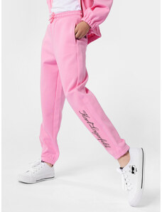 Karl Lagerfeld Kids Spodnie dresowe Z30069 D Różowy Regular Fit