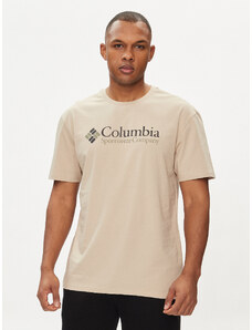 Columbia T-Shirt Csc Basic Logo 1680053 Brązowy Regular Fit