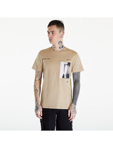 Koszulka męska Calvin Klein Jeans Serenity Multi Graphic Beige