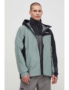 adidas TERREX kurtka przeciwdeszczowa Multi 2.5 L RAIN.RDY męska kolor zielony IN4770