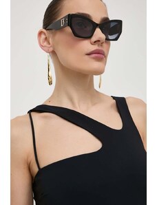 DSQUARED2 okulary przeciwsłoneczne damskie kolor czarny D2 0132/S