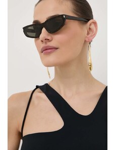 Saint Laurent okulary przeciwsłoneczne damskie kolor brązowy SL 634 NOVA