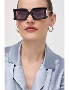 Vivienne Westwood okulary przeciwsłoneczne damskie kolor czarny VW505600149