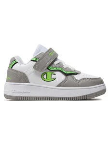 Sneakersy Champion Rebound Alter Low B Ps Low Cut Shoe S32721-CHA-WW012 Wht/Grey/Green Fluo