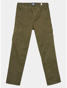 Jack&Jones Junior Spodnie materiałowe Harlow 12261033 Zielony Loose Fit