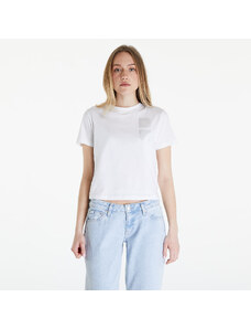 Koszulka damska Calvin Klein Jeans Satin Boxes Baby Tee White