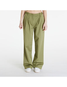 Damskie spodnie płócienne Calvin Klein Jeans Utility Pant Green