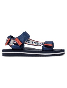 Sandały Pepe Jeans Pool One B PBS70063 Ocean Blue 588