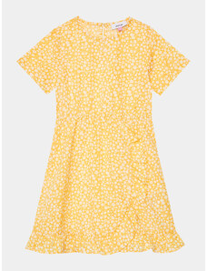 Vero Moda Girl Sukienka 10287397 Żółty Regular Fit