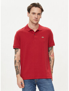Lacoste Polo DH2050 Bordowy Regular Fit