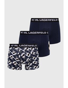 Karl Lagerfeld bokserki 3-pack męskie kolor granatowy