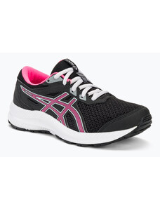 Buty do biegania dziecięce ASICS Contend 8 GS black/hot pink