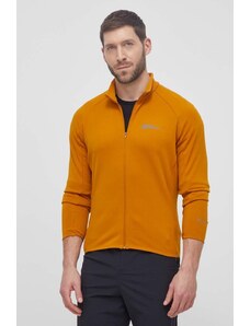 Jack Wolfskin bluza sportowa Gravex Thermo kolor żółty gładka 1711581
