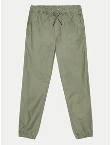Gap Spodnie materiałowe 707988-01 Zielony Regular Fit