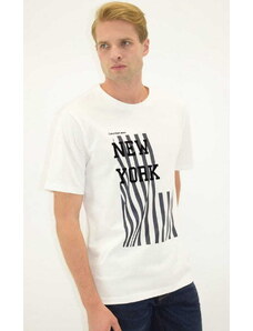 T-shirt męski J30J306895 Calvin Klein Jeans Biały (S)