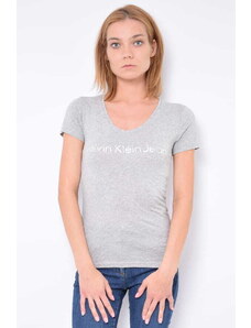 T-shirt damski Calvin Klein ZW0ZW01340 Szary (XS)