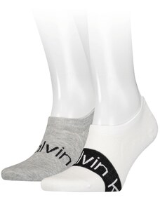 Skarpety męskie Calvin Klein 701218713 szare/białe/czarne 2 Pack (Socks: 39-42)