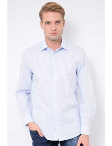 Koszula męska Calvin Klein K10K103189 błękitno-biała w paseczki (Shirt: 37)