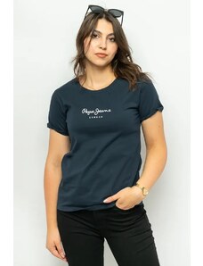 T-shirt damski Pepe Jeans PL505710 granatowy (S)