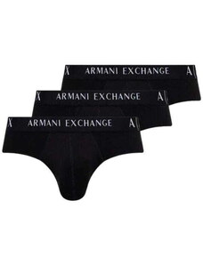 Slipy męskie Armani Exchange 3 PACK 957024 CC282 czarny (S)