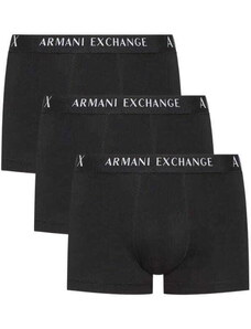 Bokserki męskie Armani Exchange 3 PACK 957028 CC282 czarny (S)