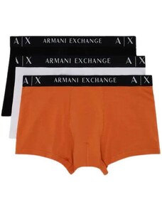 Bokserki męskie Armani Exchange 3 PACK 957028 CC282 biały/pomarańczowy/czarny (S)
