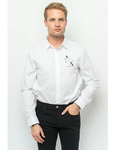 Koszula męska Armani Exchange 6RZC06 ZNXLZ biały (M)