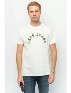 T-shirt męski Pepe Jeans PM509124 biały (M)