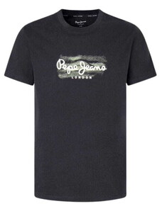 T-shirt męski Pepe Jeans PM509204 czarny (M)