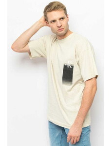 T-shirt męski Calvin Klein Jeans J30J321722 beżowy (XS)