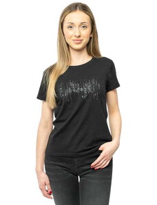 T-shirt damski LIU JO TA4246 JS003 czarny (XS)