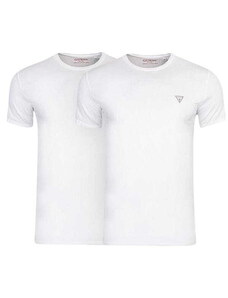 T-shirt męski Guess U97G02 KCD31 biały (M)