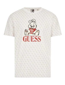 T-shirt męski Guess M3BI98 JR06K biały (M)