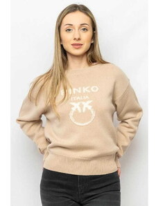 Sweter damski PINKO 100414 Y7Z4 D23 beżowy (XS)