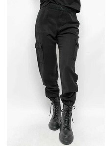 Spodnie damskie Guess W2GA20 WDX71 czarny (Pants: 29)