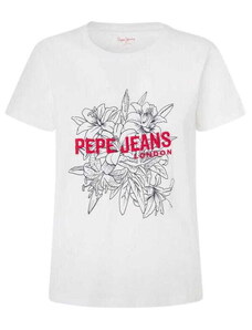 T-shirt damski Pepe Jeans PL505733 800 biały (S)