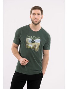 Volcano T-shirt z printem, Comfort Fit, T-MOUNTAINS