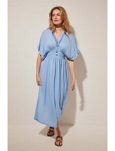 women'secret sukienka plażowa PARADISE kolor niebieski 5547405