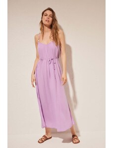 women'secret sukienka plażowa LOTUS kolor różowy 5547392
