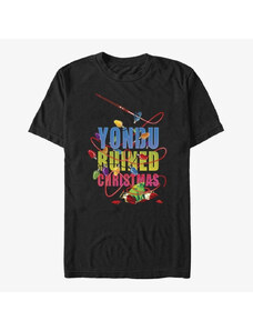 Koszulka męska Merch Marvel The Guardians of the Galaxy Holiday Special - Yondu Ruined Xmas Neon Unisex T-Shirt Black