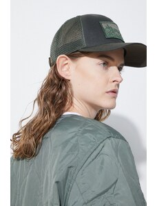 Filson czapka z daszkiem Logger Mesh Cap kolor zielony z aplikacją FMACC0044