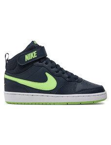 Nike Sneakersy Court Borough Mid 2 (GS) CD7782 403 Granatowy