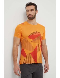 LA Sportiva t-shirt sportowy Comp kolor pomarańczowy z nadrukiem F38102322