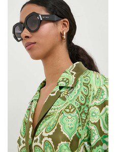 Etro okulary przeciwsłoneczne damskie kolor czarny ETRO 0009/S