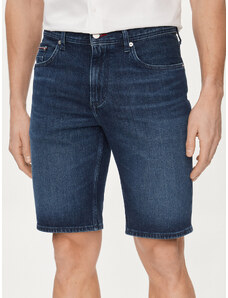 Tommy Hilfiger Szorty jeansowe Brooklyn MW0MW35176 Granatowy Straight Fit