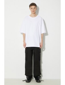 Vans t-shirt bawełniany Premium Standards SS T-Shirt LX męski kolor biały gładki VN000GBYWHT1